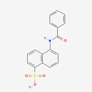 5-(benzoylamino)-1-naphthalenesulfonic acid