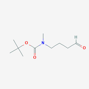 molecular formula C10H19NO3 B055904 tert-Butyl methyl(4-oxobutyl)carbamate CAS No. 120984-59-0