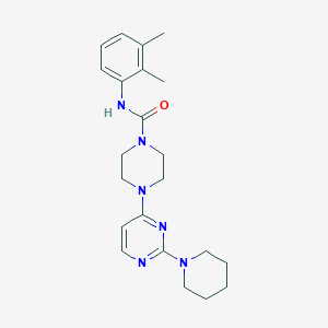 N-(2,3-dimethylphenyl)-4-[2-(1-piperidinyl)-4-pyrimidinyl]-1-piperazinecarboxamide