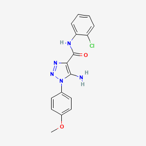 5-amino-N-(2-chlorophenyl)-1-(4-methoxyphenyl)-1H-1,2,3-triazole-4-carboxamide