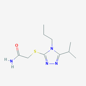 2-[(5-isopropyl-4-propyl-4H-1,2,4-triazol-3-yl)thio]acetamide