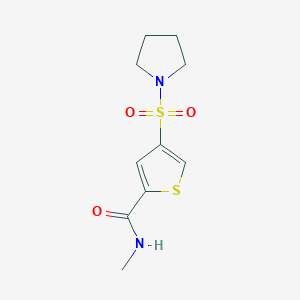 N-methyl-4-(1-pyrrolidinylsulfonyl)-2-thiophenecarboxamide