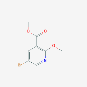 molecular formula C8H8BrNO3 B055909 Methyl 5-Bromo-2-methoxynicotinate CAS No. 122433-41-4