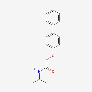 2-(4-biphenylyloxy)-N-isopropylacetamide