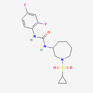 N-[1-(cyclopropylsulfonyl)azepan-3-yl]-N'-(2,4-difluorophenyl)urea