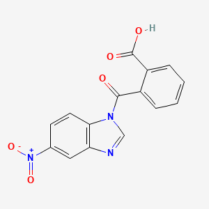 2-[(5-nitro-1H-benzimidazol-1-yl)carbonyl]benzoic acid