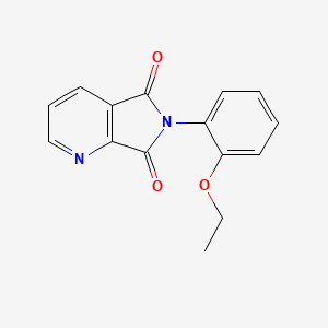molecular formula C15H12N2O3 B5591126 6-(2-ethoxyphenyl)-5H-pyrrolo[3,4-b]pyridine-5,7(6H)-dione 