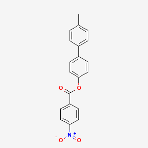 molecular formula C20H15NO4 B5591190 4'-methyl-4-biphenylyl 4-nitrobenzoate 