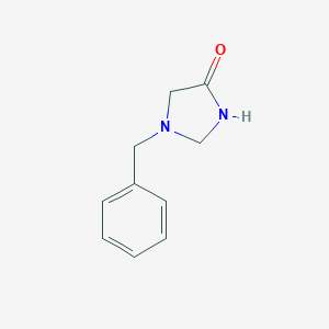 molecular formula C10H12N2O B055912 1-苄基咪唑烷-4-酮 CAS No. 114981-11-2