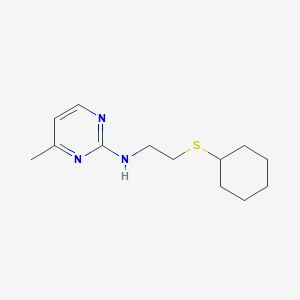 N-[2-(cyclohexylthio)ethyl]-4-methylpyrimidin-2-amine