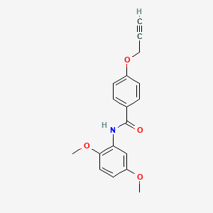 N-(2,5-dimethoxyphenyl)-4-(2-propyn-1-yloxy)benzamide