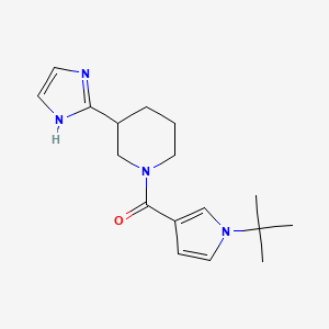 1-[(1-tert-butyl-1H-pyrrol-3-yl)carbonyl]-3-(1H-imidazol-2-yl)piperidine