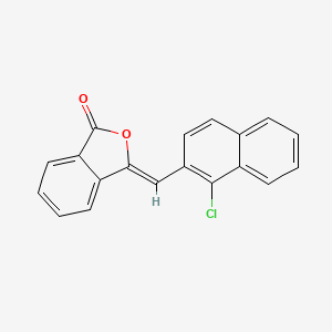 molecular formula C19H11ClO2 B5591340 3-[(1-chloro-2-naphthyl)methylene]-2-benzofuran-1(3H)-one 