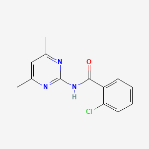 2-chloro-N-(4,6-dimethyl-2-pyrimidinyl)benzamide