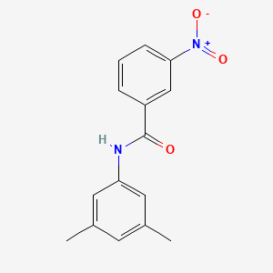 molecular formula C15H14N2O3 B5591469 N-(3,5-二甲苯基)-3-硝基苯甲酰胺 