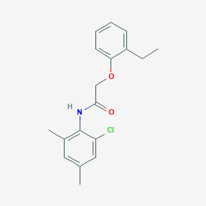 molecular formula C18H20ClNO2 B5591831 N-(2-chloro-4,6-dimethylphenyl)-2-(2-ethylphenoxy)acetamide 
