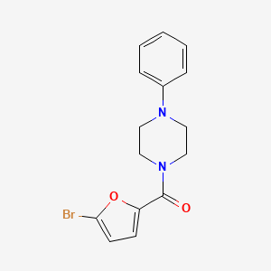 1-(5-bromo-2-furoyl)-4-phenylpiperazine