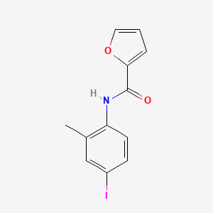 molecular formula C12H10INO2 B5591863 N-(4-iodo-2-methylphenyl)-2-furamide 