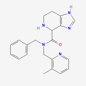 N-benzyl-N-[(3-methyl-2-pyridinyl)methyl]-4,5,6,7-tetrahydro-1H-imidazo[4,5-c]pyridine-4-carboxamide dihydrochloride