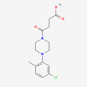 4-[4-(5-chloro-2-methylphenyl)-1-piperazinyl]-4-oxobutanoic acid