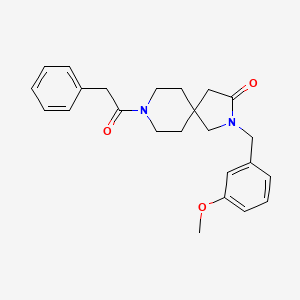 2-(3-methoxybenzyl)-8-(phenylacetyl)-2,8-diazaspiro[4.5]decan-3-one