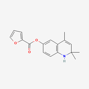 2,2,4-trimethyl-1,2-dihydro-6-quinolinyl 2-furoate