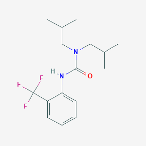molecular formula C16H23F3N2O B5592171 N,N-diisobutyl-N'-[2-(trifluoromethyl)phenyl]urea 