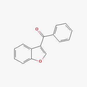 molecular formula C15H10O2 B5592176 1-benzofuran-3-yl(phenyl)methanone 