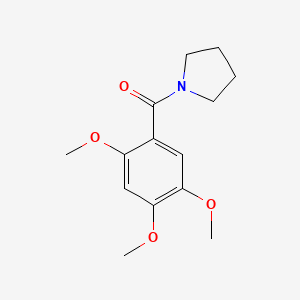 molecular formula C14H19NO4 B5592364 1-(2,4,5-trimethoxybenzoyl)pyrrolidine 