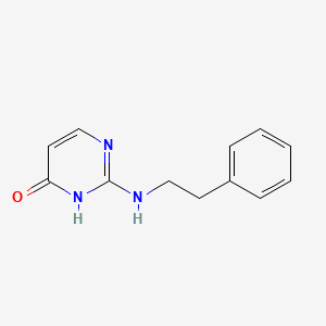 2-[(2-phenylethyl)amino]-4(3H)-pyrimidinone