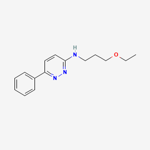 N-(3-ethoxypropyl)-6-phenyl-3-pyridazinamine