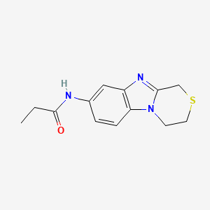 N-(3,4-dihydro-1H-[1,4]thiazino[4,3-a]benzimidazol-8-yl)propanamide