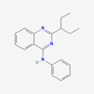 2-(1-ethylpropyl)-N-phenyl-4-quinazolinamine