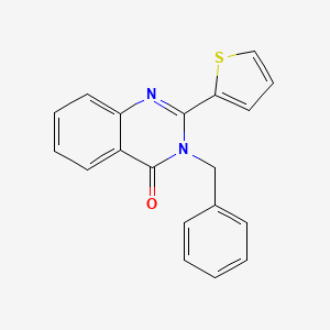 3-benzyl-2-(2-thienyl)-4(3H)-quinazolinone