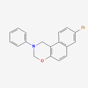 8-bromo-2-phenyl-2,3-dihydro-1H-naphtho[1,2-e][1,3]oxazine