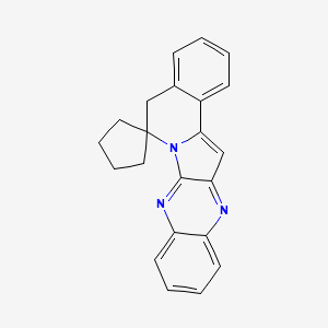 5H-spiro[benzo[7,8]indolizino[2,3-b]quinoxaline-6,1'-cyclopentane]