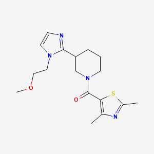 1-[(2,4-dimethyl-1,3-thiazol-5-yl)carbonyl]-3-[1-(2-methoxyethyl)-1H-imidazol-2-yl]piperidine