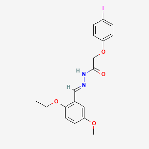 N'-(2-ethoxy-5-methoxybenzylidene)-2-(4-iodophenoxy)acetohydrazide