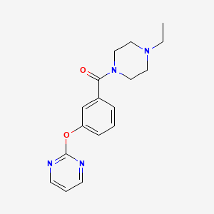 2-{3-[(4-ethyl-1-piperazinyl)carbonyl]phenoxy}pyrimidine