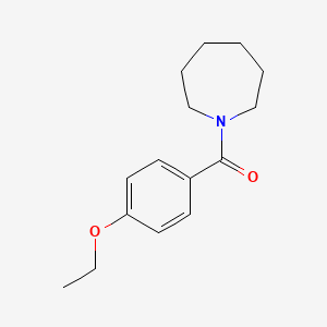 molecular formula C15H21NO2 B5593125 1-(4-ethoxybenzoyl)azepane 