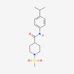 N-(4-isopropylphenyl)-1-(methylsulfonyl)-4-piperidinecarboxamide