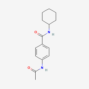 4-(acetylamino)-N-cyclohexylbenzamide