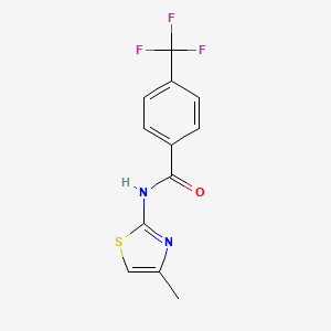 N-(4-methyl-1,3-thiazol-2-yl)-4-(trifluoromethyl)benzamide