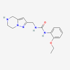 N-(2-ethoxyphenyl)-N'-(4,5,6,7-tetrahydropyrazolo[1,5-a]pyrazin-2-ylmethyl)urea hydrochloride