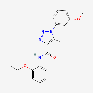 N-(2-ethoxyphenyl)-1-(3-methoxyphenyl)-5-methyl-1H-1,2,3-triazole-4-carboxamide