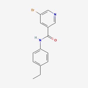 5-bromo-N-(4-ethylphenyl)nicotinamide