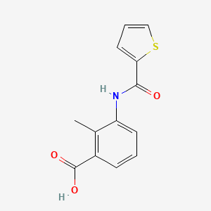 molecular formula C13H11NO3S B5593661 2-methyl-3-[(2-thienylcarbonyl)amino]benzoic acid 