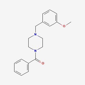 1-benzoyl-4-(3-methoxybenzyl)piperazine