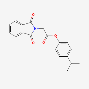 4-isopropylphenyl (1,3-dioxo-1,3-dihydro-2H-isoindol-2-yl)acetate