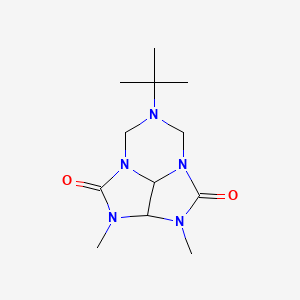 6-tert-butyl-2,3-dimethyltetrahydro-5H-2,3,4a,6,7a-pentaazacyclopenta[cd]indene-1,4(2H,3H)-dione